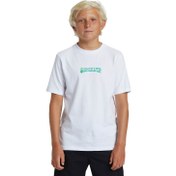 Resim Quiksilver Island Sunrise Boe Erkek Çocuk Beyaz Tişört 