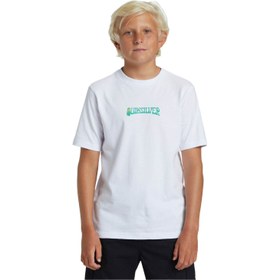 Resim Quiksilver Island Sunrise Boe Erkek Çocuk Beyaz Tişört 