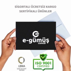 Resim E-gümüş 250gr. Külçe Gümüş 