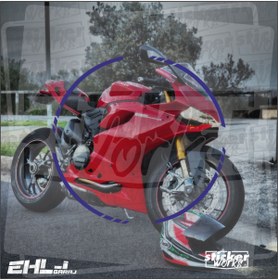 Resim Sticker Works 16 Parça Motor Jant Şerit Sticker 