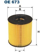 Resim FILTRON OE673 Yag Filtresi (Kagit F.)( Ford : Transit V347 06- Custom 2.2Tdci 12- ) ( Peugeot : Fiat : Fiorino 1.4 307 1109AH 6C1Q6744BA (WA271215) 