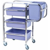 Resim Erginoks ERGBTA Boş Toplama Arabası – Demonte - 43x81x94 CM 