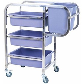 Resim Erginoks ERGBTA Boş Toplama Arabası – Demonte - 43x81x94 CM 