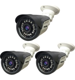 Resim IDS 5MP Lens 1080P AHD Full HD Güvenlik Kamerası - 18 Nano LED Gece Görüşlü Beyaz Renk Su Geçirmez 