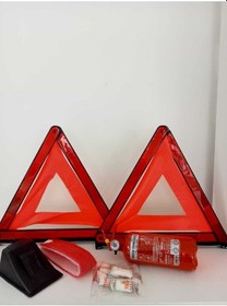 Resim Oto Trafik Ve Ilkyardım Seti Üçgen Tüvtürk Onaylı 
