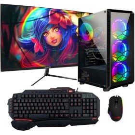 Resim Turbox Tx401 i5 2400 8GB Ram 256GB SSD 4GB R7 240 23.6 inç Monitör Masaüstü Oyun Bilgisayarı 