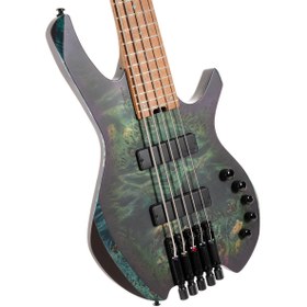 Resim Cort SPACE5SDG Headless 5 Telli Bas Gitar - Star Dust Green (Profesyonel) | 5 Telli Konfigürasyon, Başsız Tasarım Avantajı ile Mükemmel Denge, Geniş Dinamik Aralık ve Modern İcra 