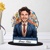 Resim Kişiye Özel Erkek Dijital Pazarlama Uzmanına Hediye Karikatürlü Biblo 