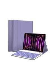 Resim NovStrap Apple Uyumlu iPad Pro 11 2022 2021 2020 2 3 4 Nesil Bluetooth Klavyeli Kılıf Kalem Bölmeli 