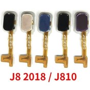 Resim Samsung Uyumlu Galaxy J8 J810 Home Tuşu Parmak Izi Filmi Flexi Komple 