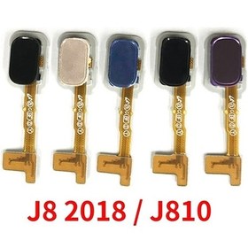 Resim Samsung Uyumlu Galaxy J8 J810 Home Tuşu Parmak Izi Filmi Flexi Komple 