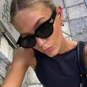 Resim LANTEEM 1 Adet Kedi Gözü Çerçeve Kadın Moda Gözlük, Minimalist ve Çok Yönlü Bohem Tarzı 