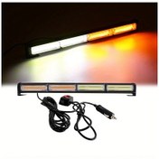 Resim Cloudstore Eıruıyo Yarım Kehribar Yarı Beyaz Led Çalışma Işığı 800 1000 Lümen 16 Mod 12 24v 