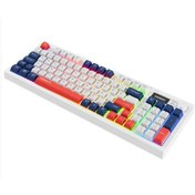 Resim Everest KB-85 SILENT PRO Kablosuz Beyaz-Mavi-Kırmızı SESSİZ RGB Wireless 2.4Ghz Q Oyuncu Klavyesi 