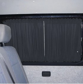 Resim Oto Pandami Opel Vivaro A 2001-2014 Uyumlu Füme Raylı Oto Perde Takımı 