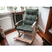 Resim Yaren Home Dizayn Sallanan Sandalye, Dinlenme Koltuğu,tv Sandalyesi, Yeşil Krem Krem - Yeşil 