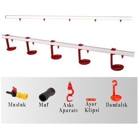 Resim TavPet Nipel Suluk Sistemi Tek Hat 40 Metre Damlalıklı 