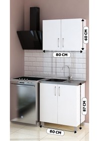 Resim CAMOLE 80 CM EVYELİ MUTFAK 