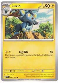 Resim Luxio 067/167 - Twilight Masquerade - Pokemon Kartı Mint 