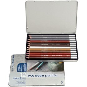 Resim Talens Van Gogh Eskiz Kalem Seti 12 Renk 