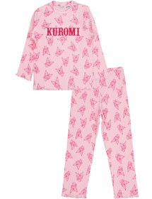 Resim Kuromi 6-9 Yaş Pijama Takımı - Pembe - Pembe / 9-10 Yaş 