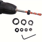 Resim 8 Paket Karbon Çelik Matkap Seti, 3-16mm, Derinlik Kontrol Halkaları, Konumlayıcı Halkalar, Sınırlayıcılar, Altı Anahtar, Hassas Matkap Kitleri için Elektrik Gerektirmez 