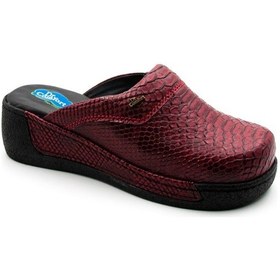Resim Dr.Comfort Ortopedik Deri Hemşire Sabo Terlik Dr.600 Bordo-Bordo 