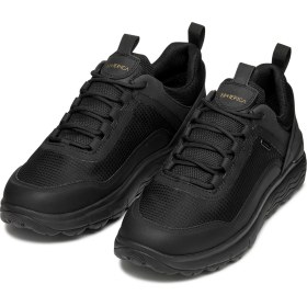 Resim Geox Erkek Siyah U Spherıca 4x4 B Abx A - Text+ Bağcıklı Kalın Tabanlı Kumaş Sneaker U56FDA0119JC9999 