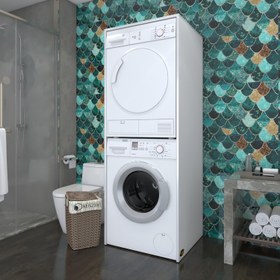 Resim Kenzlife çamaşır-kurutma makinesi dolabı zakhar byz 180x70x60 banyo 