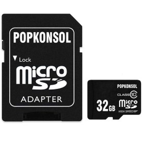 Resim 32 GB Mikro SD Hafıza Kartı Class 10 Yüksek Hızlı Mikro SD Kart High Speed Micro SD Card 