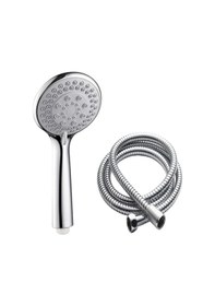 Resim 5 Fonksiyonlu Duş Başlığı + 150cm Duş Spirali Hortumu/duş Seti Takımı Siyah 