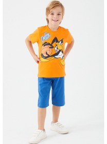 Resim Space Jam L1568-3 Çocuk Turuncu Alt Üst Takım 