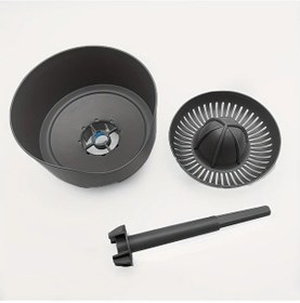 Resim Meridiangoods Tm5 Tm6 Tm31 Grey Portakal Limon Sıkacağı Seti, Gıda Grade, Bulaşık Makinesi Güvenli 