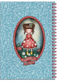 Resim Santoro Gorjuss Little Mushroom A5 Defter Ve Kırtasiye Seti 1344gj03 