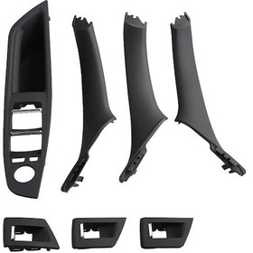 Resim Bmw F10 İç Kapı Kolu Tutamak Set Siyah 7 Parça 51417225873 