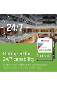 Resim Hype Store S300 6TB Video Surveillance HDD – 3.5”, 256MB Cache, HDWT860UZSVA 