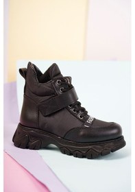 Resim GİMER - Paraşüt Model Cırtlı Siyah Kar Botu - ENSA1401G Siyah 