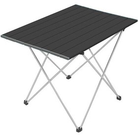 Resim Yek Outdoor Portatif Alüminyum Katlanır Eko Kamp Masası Küçük 56x40x45cm Siyah Siyah 
