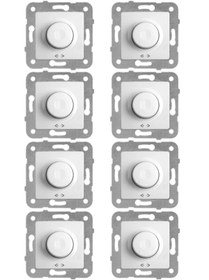 Resim VİKO Viko Linnera Dimmer Beyaz (Çerçeve Dahil) 90440047 (8 Adet) 