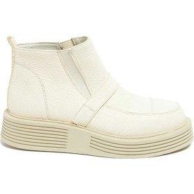 Resim Bestello Bağcıksız Termo Taban Düz Bot 101-snt22-100 Kadın Bot Bej 