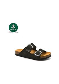 Resim Venüs 24320004y Mantar Taban Tokalı Deri Kadın Terlik 001 