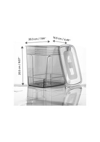Resim Meleni Home 6'lı Lena Jumbo Set- Un Ve Bakliyat Şeker Erzak Saklama Kabı - Dolap Kiler Düzenleyici Kutu 6x5,5 Lt 