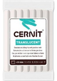 Resim Cernit 005 White Translucent Transparan Polimer Kil 