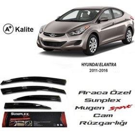 Resim SUNPLEX Hyundai Elantra Cam Rüzgarlığı Mugen Tip 2011-2015 