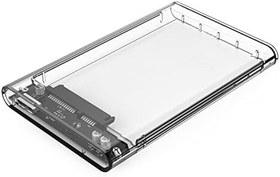 Resim Orico USB 3.0 Micro B Şeffaf 2.5” inch SATA SSD Hard Disk Kutusu 