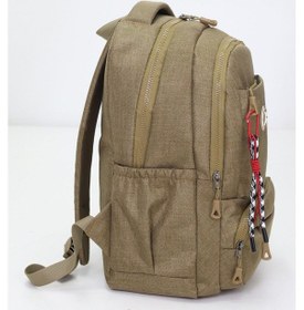 Resim Rahat Taşımalı 5 Bölmeli Sırt Çantası Konforlu Yapı, Modern Görünüm, Yüksek Hacim Kahverengi 