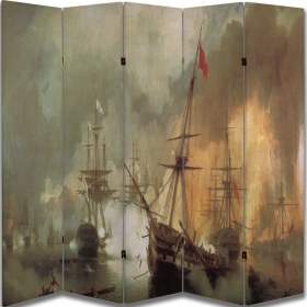 Resim Tarih Temalı Özel Tasarım Paravan Room Divider 180 x 200 cm 