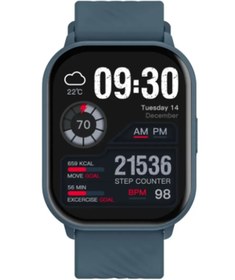 Resim Gts 3 Çoklu Spor Modu Kalp Atış Hızı Monitörü Jet Black Akıllı Saat ZeBlaze