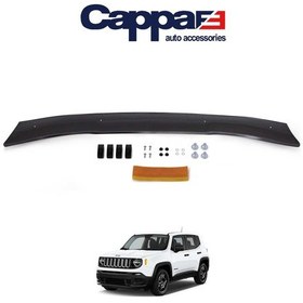 Resim Cappafe Jeep Renegade Ön Kaput Koruma Rüzgarlık 4Mm Abs 2015-› 