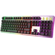 Resim Turbox Gunpike Tr-K5 USB Kablolu Gaming Standart Q Işıklı Metal Kasa Klavye 